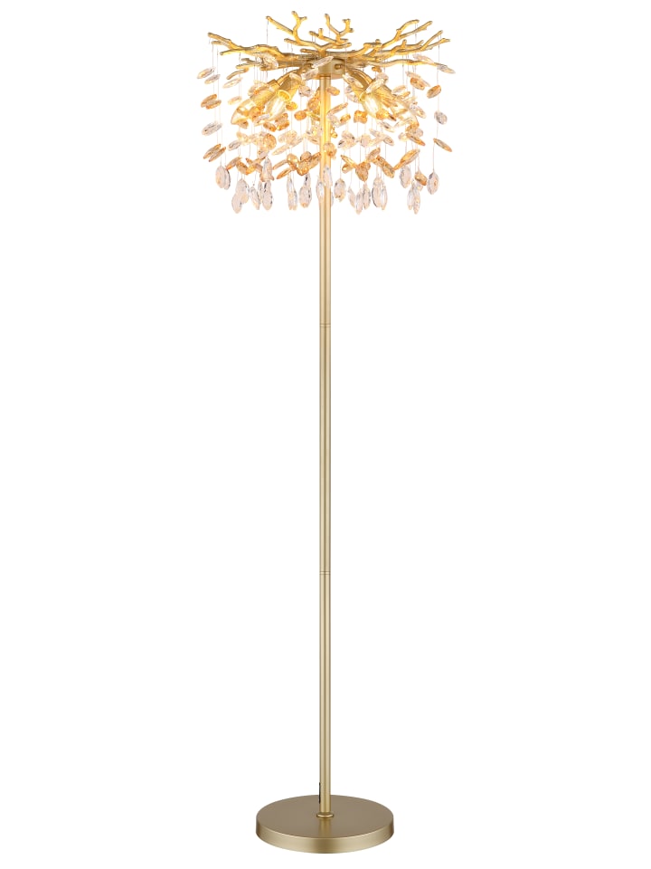 Stehleuchte "QUEENA" in gold
