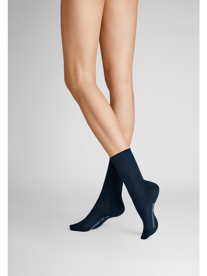 Socken Relax Soft druckfrei in Marine
