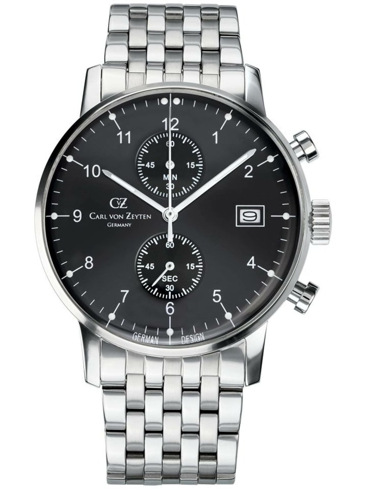 Chronograph für Herren in silber
