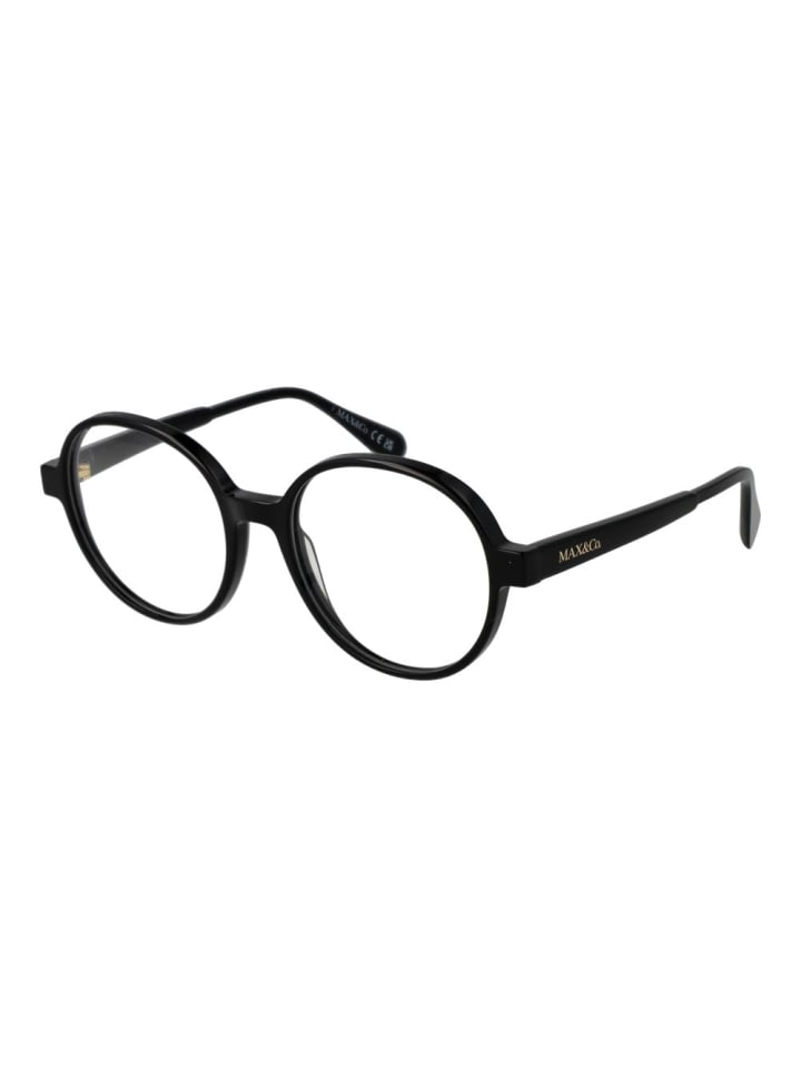 Schwarz Acetat Brille (Fassung)