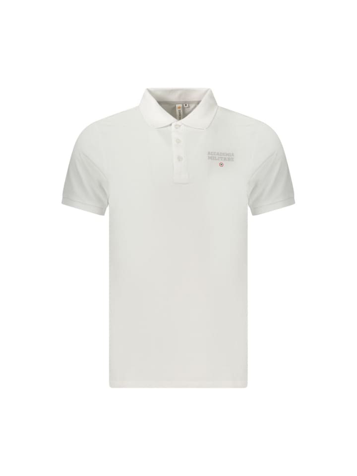 Weiß Baumwolle Herren Polo Hemd