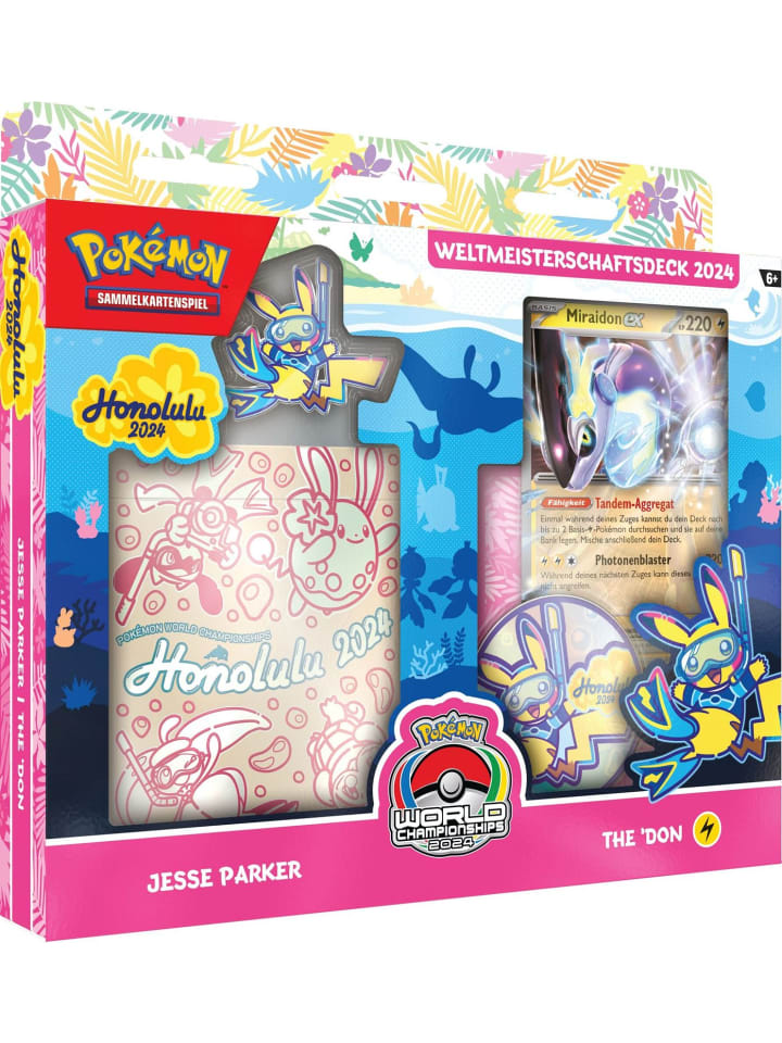Pokemon Weltmeisterschaftsdeck Honolulu in Mehrfarbig ab 6 Jahre