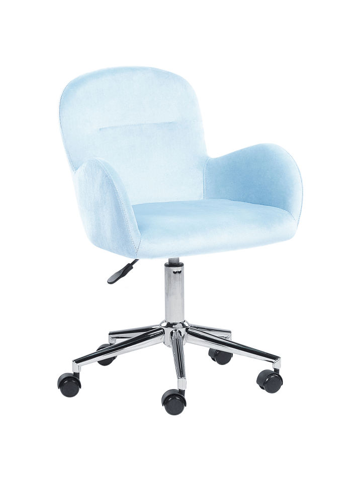 Bürostuhl PRIDDY in Blau - (W) 60 x (H) 79 x (L) 60 cm