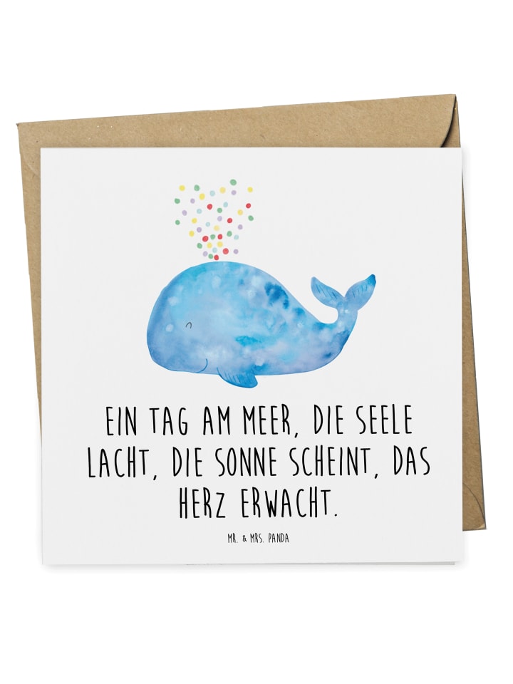 Gutschein Tagesausflug ans Meer mit Spruch in Weiß