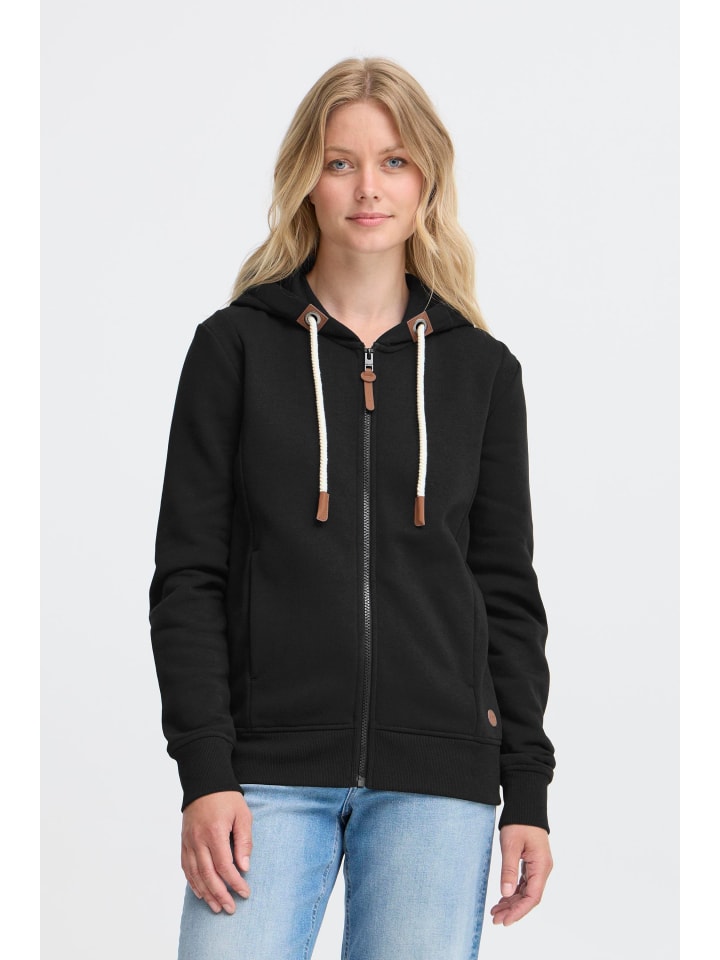 Sweatjacke OXMille in Schwarz