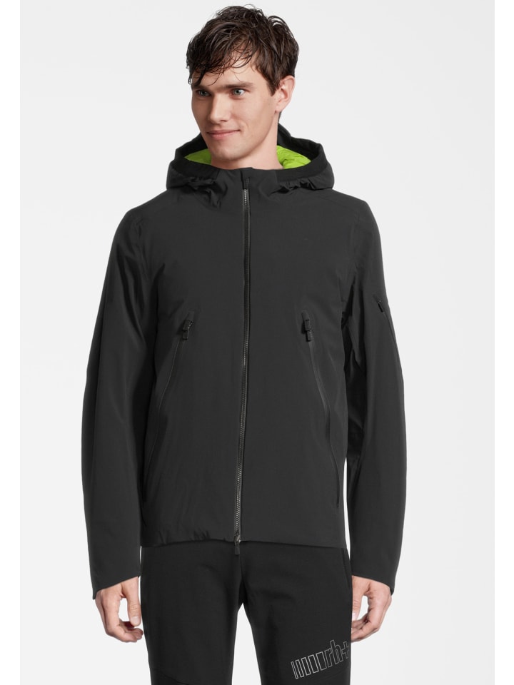 Funktionsjacke 4 Elements Padded in black-acid lime