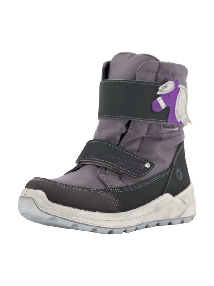 Klettstiefel in Grau