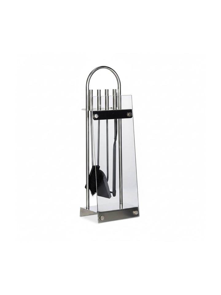 5tlg. Kaminbesteck in Silber