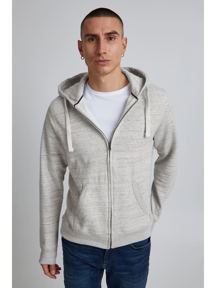 Kapuzensweatjacke BHAlton in Grau