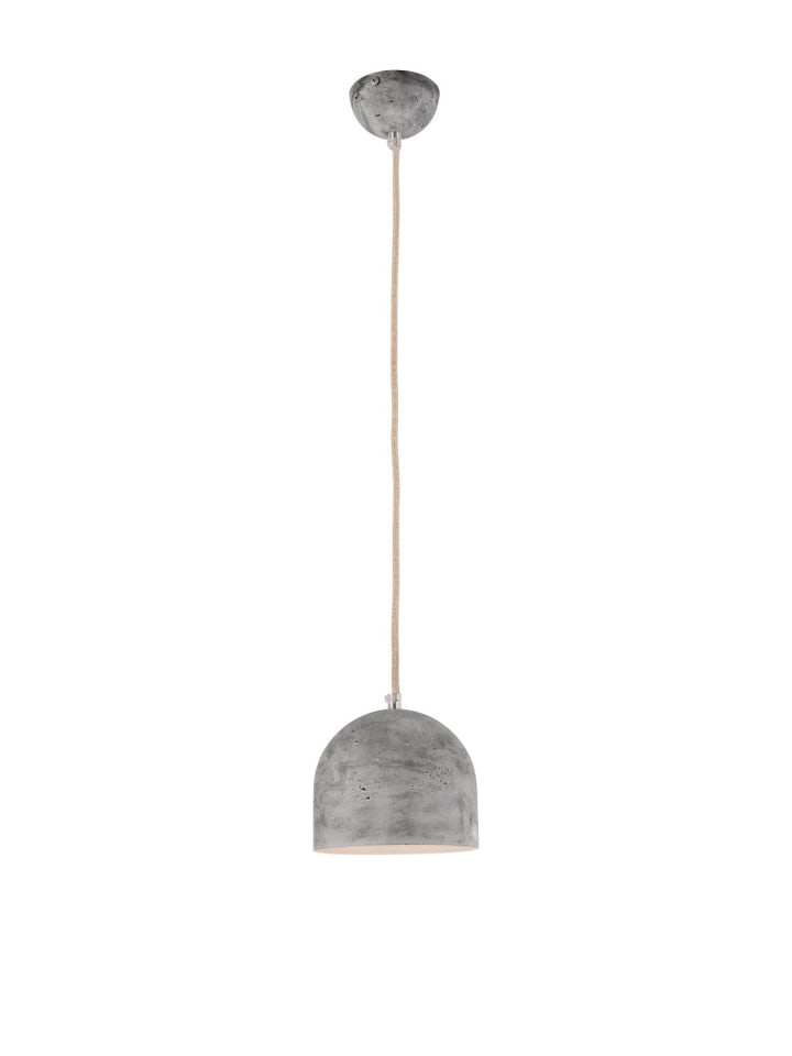 Pendelleuchte Ø 17 cm in Grau Beton Optik