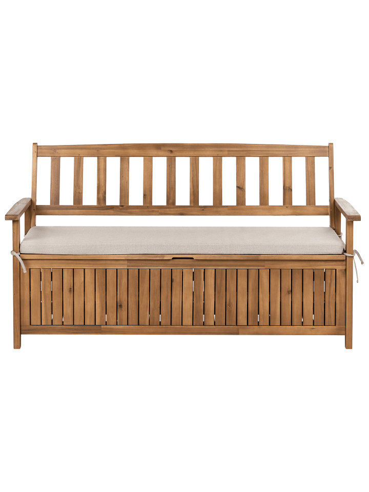 2-tlg Gartenbank SOVANA in Braun/Beige