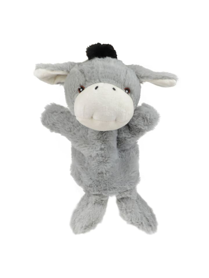PLUSH Plüsch-Tier Handpuppe in grau