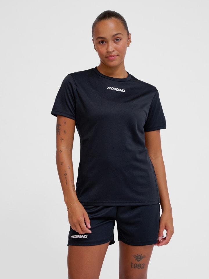 T-Shirt Hmlmulti Fußball Damen in BLACK