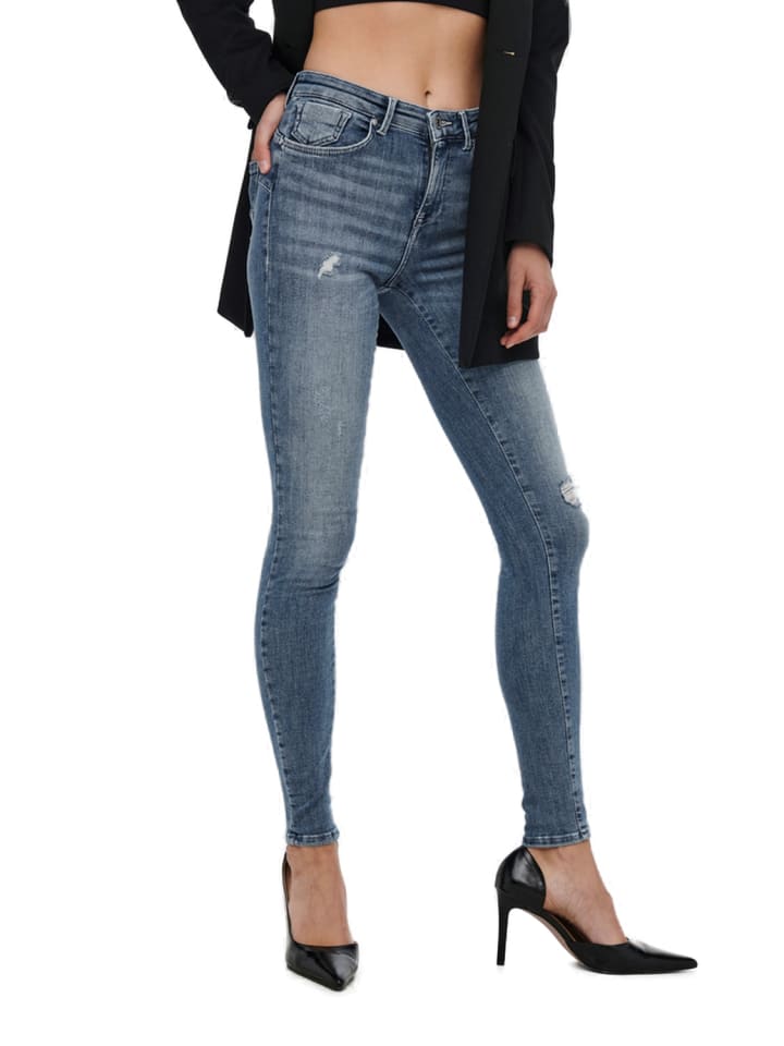 Jeans ONLPOWER REA264 skinny in Blau