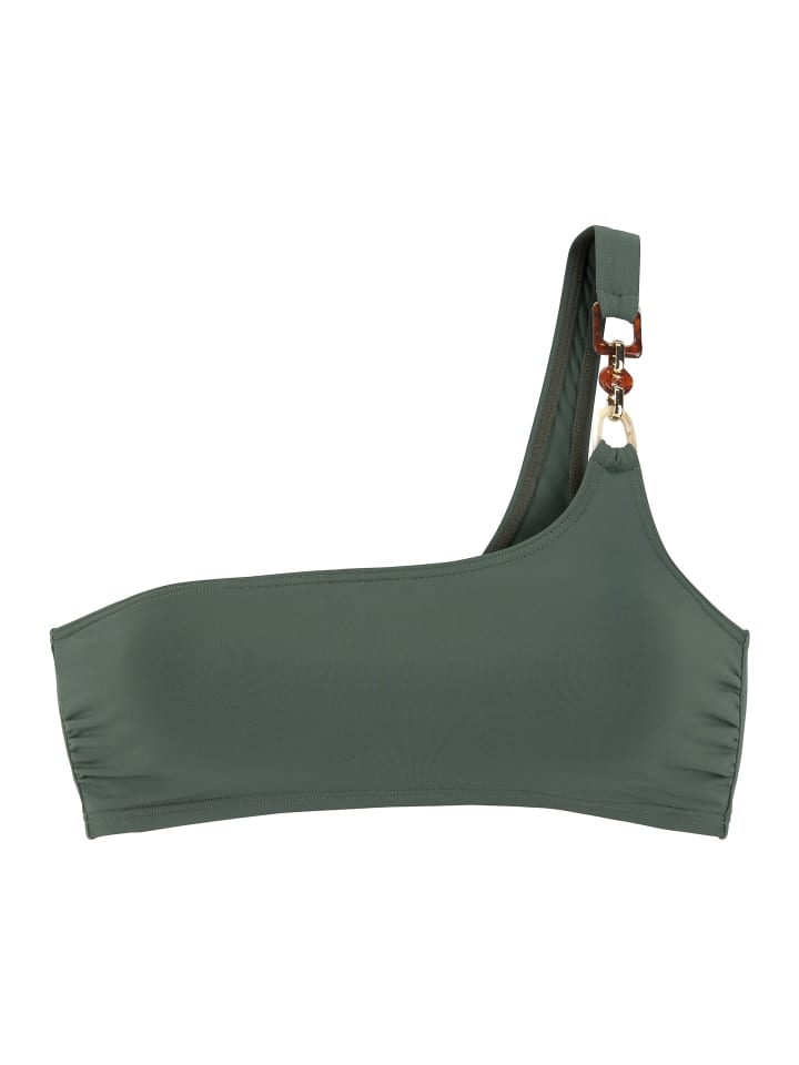 Bustier-Bikini-Top in oliv