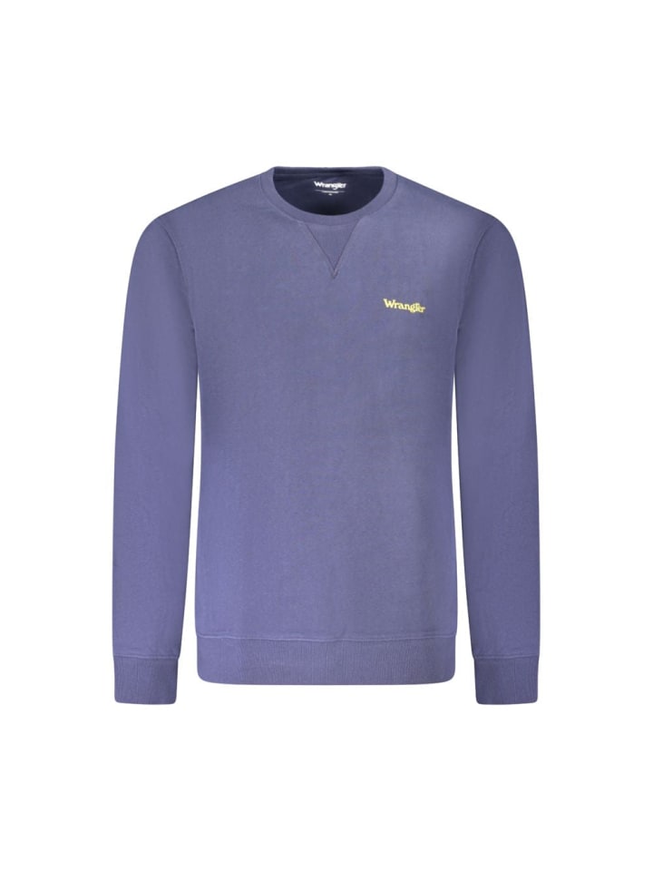 Blau Baumwolle Herren Sweatshirt
