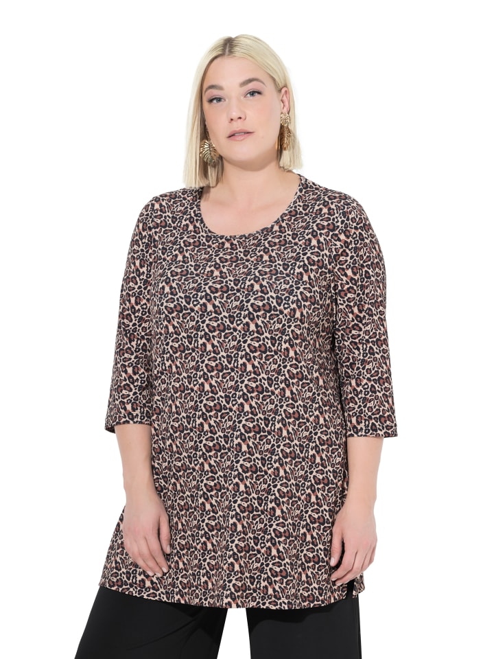 Longshirt in schwarz