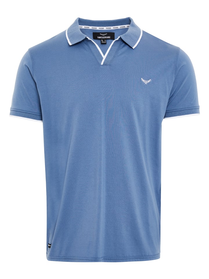 Poloshirt THB Polo Mabel in Denim Blue