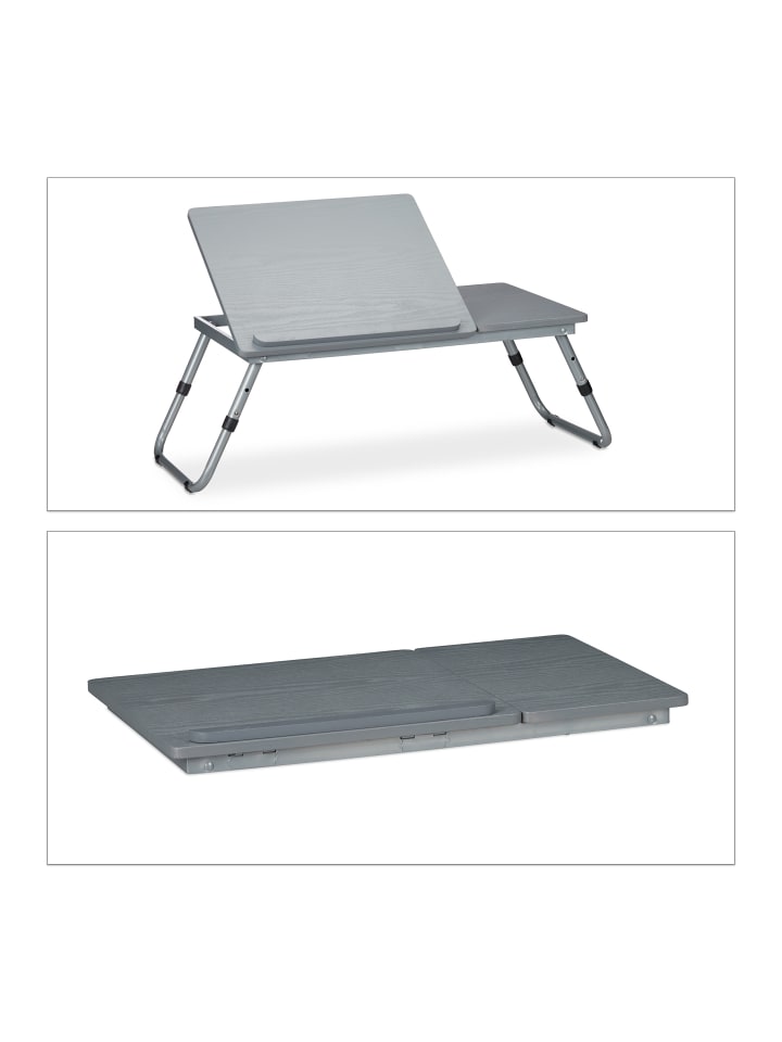 Laptoptisch in Grau