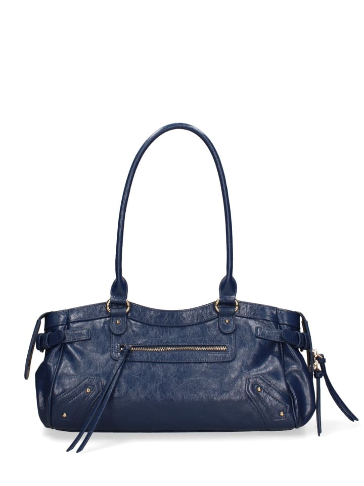 Schultertasche in BLU JEANS