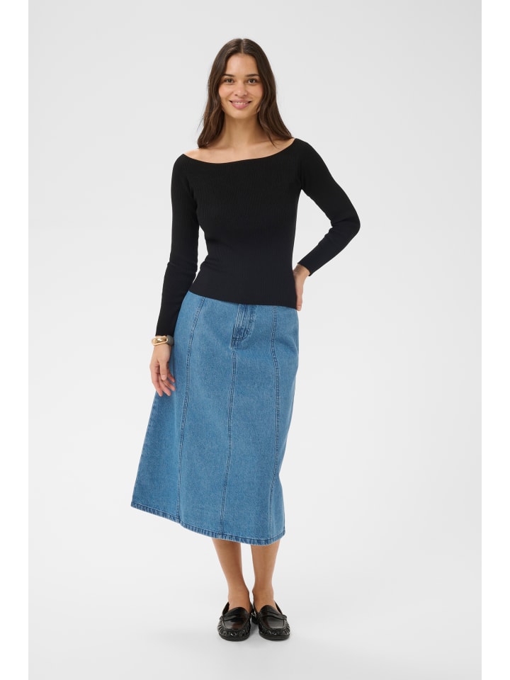Strickpullover KAkiara Slim fit in Black Deep