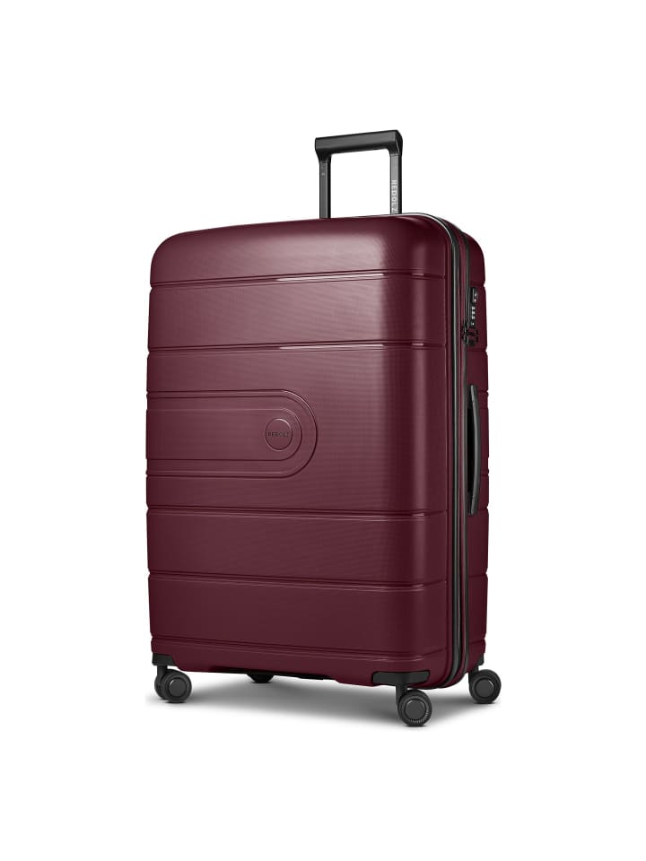 Essentials 11 4 Rollen Trolley 76 cm mit Dehnfalte burgundy