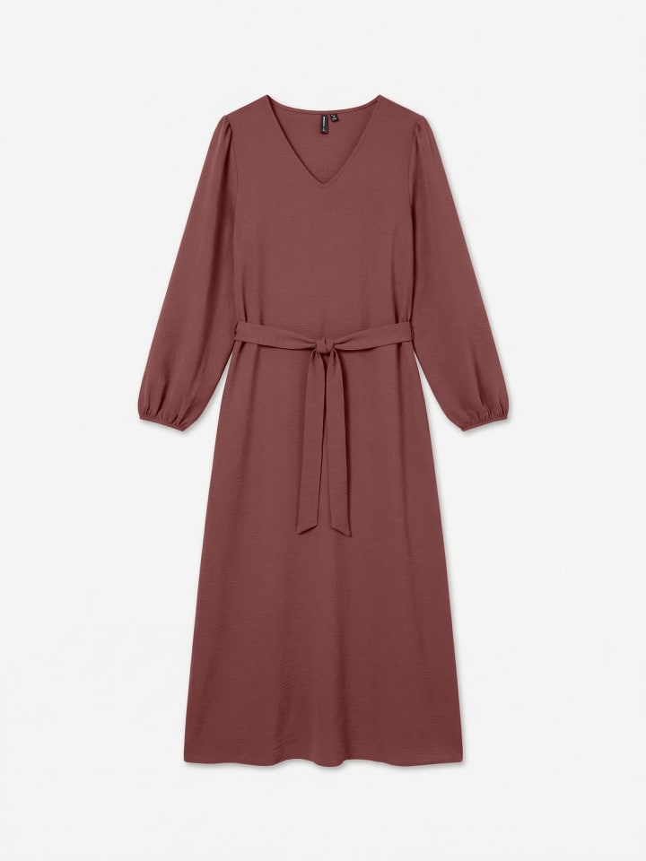 Kleid in Rose Brown