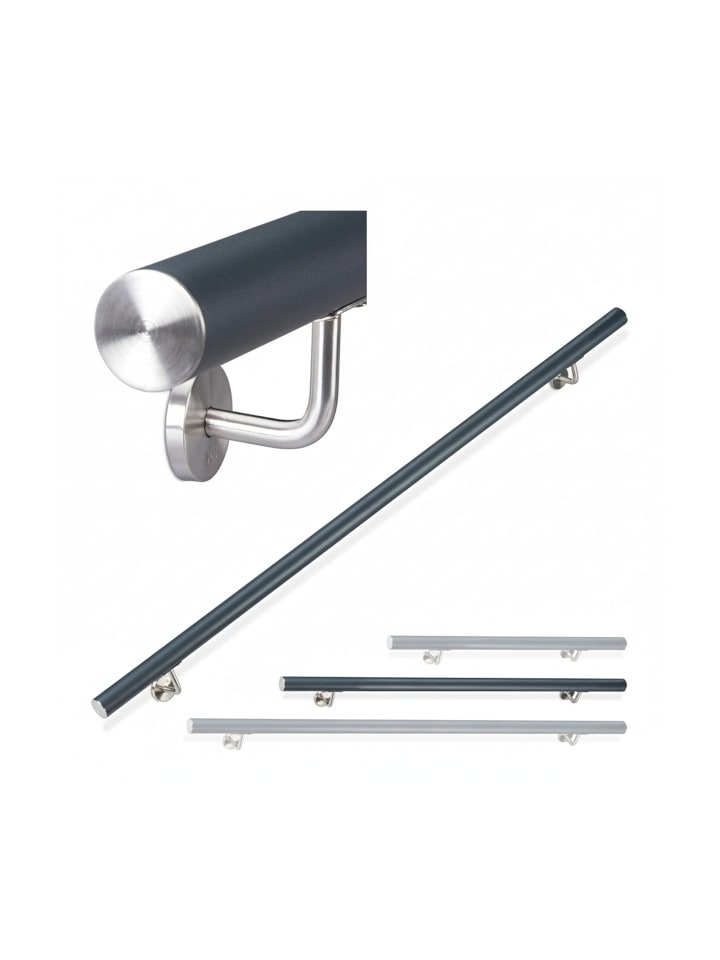 Handlauf in Anthrazit - (L)1500 mm