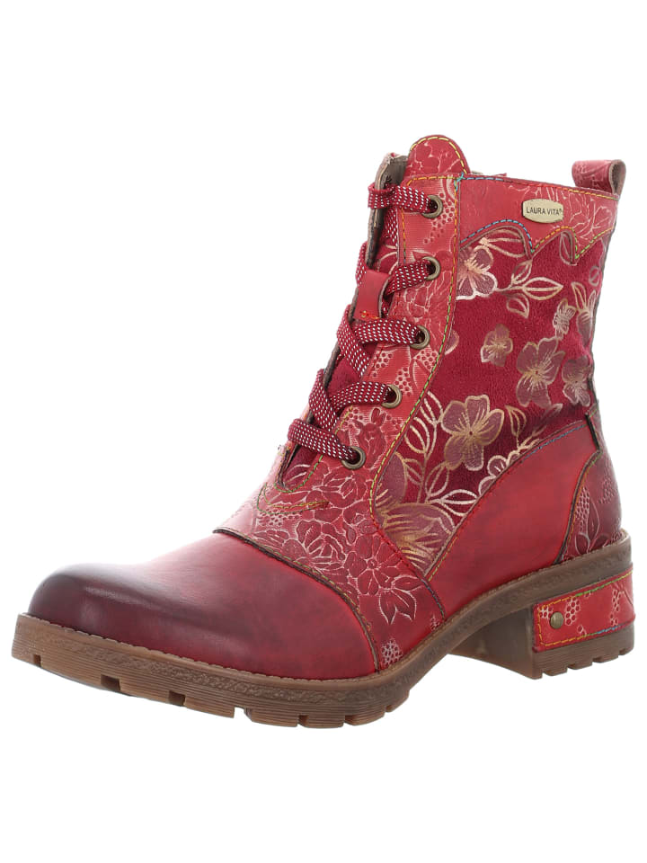 Stiefelette in rot