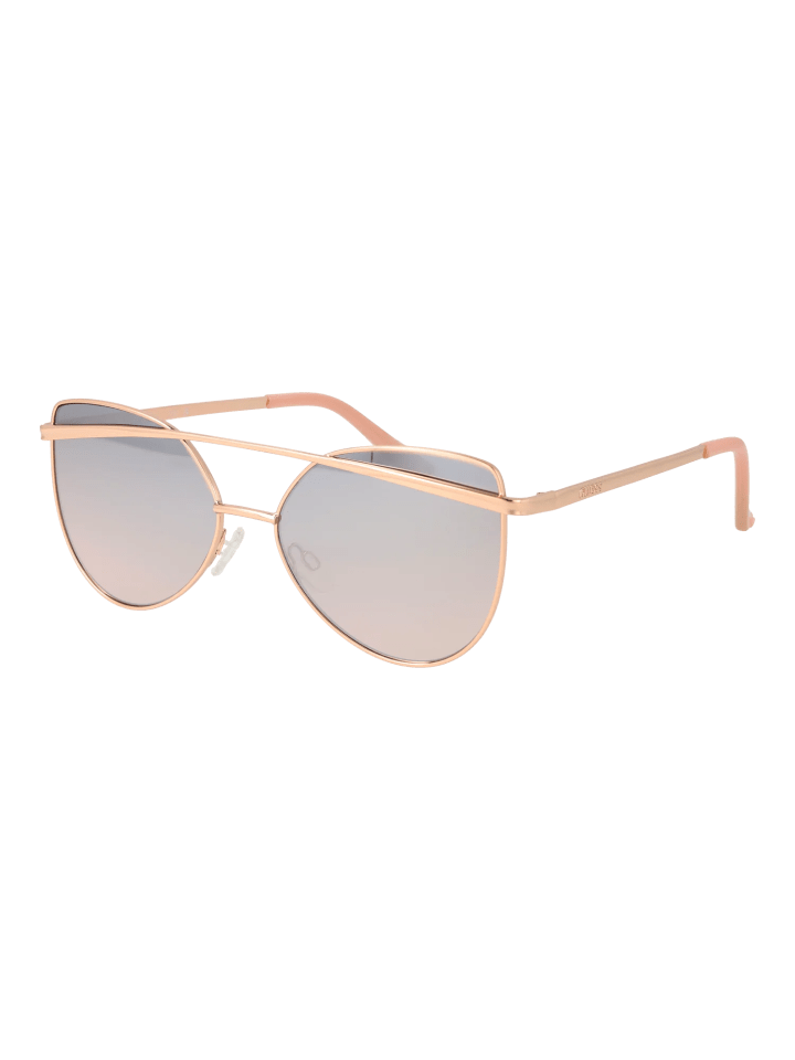 Damen Sonnenbrillen Schmetterling Roségold