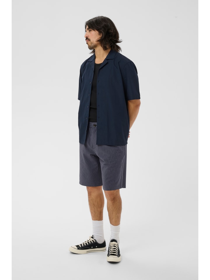 Shorts MAfinch Gerade Passform in Dark Navy