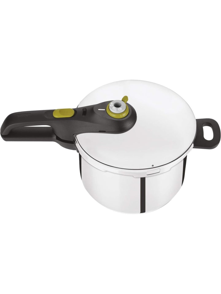 Secure 5 Neo P2530737 Schnellkochtopf 6 L 2-Stufen-Garregler Silber/Grün