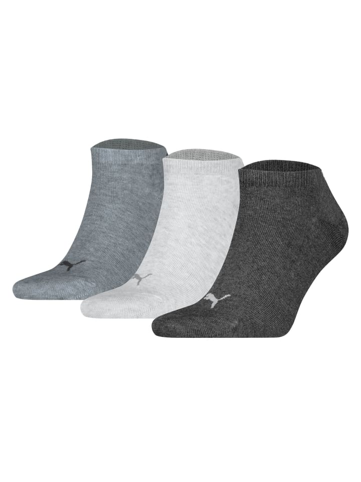 Socken 3er Pack in Grau