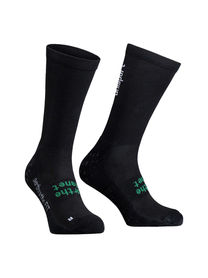 Socken Grip Kids in schwarz/weiß