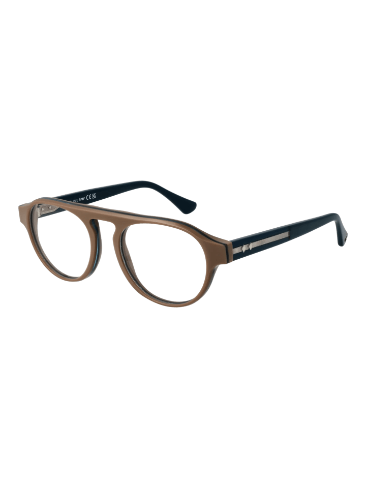 Männer Optische Fassungen Flieger Beige