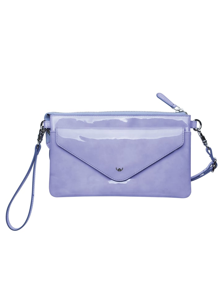 Carrara Clutch Geldbörse RFID Schutz Leder 22 cm lavendel
