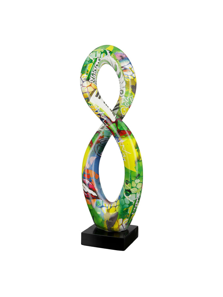 Skulptur Street Art mehrfarbig - (H) 37 cm