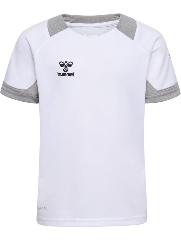T-Shirt Hmllead Kinder in WHITE