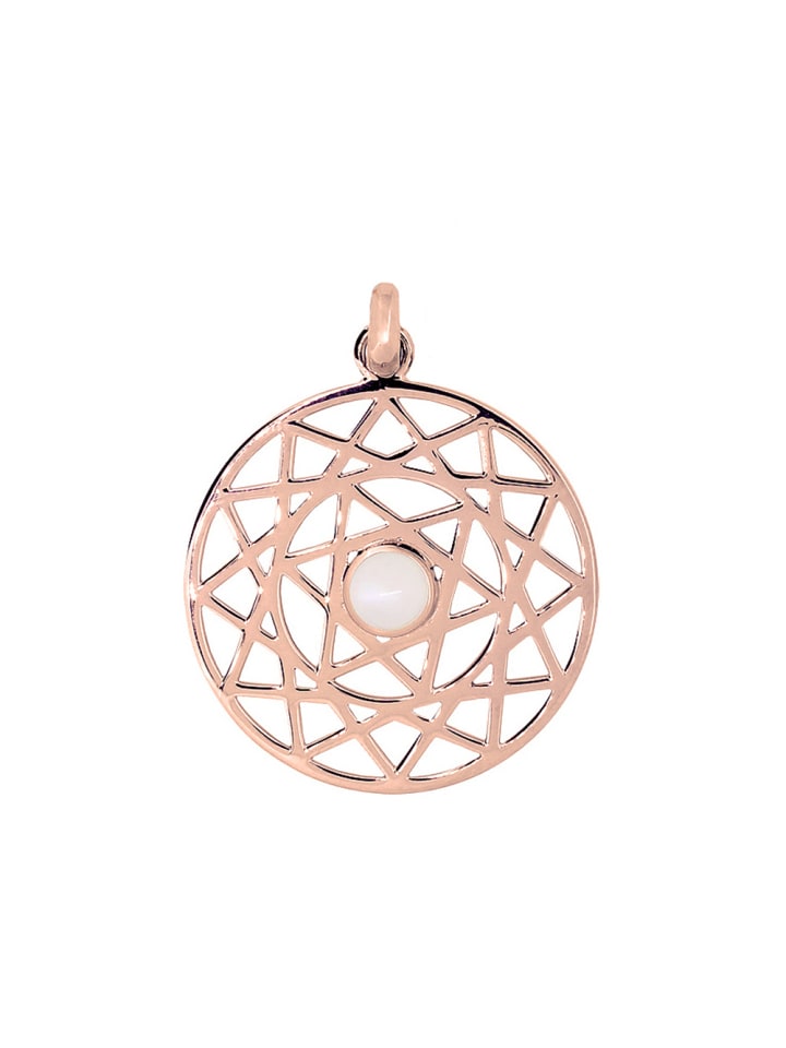 Anhänger "Herz-Chakra rosévergoldet" in Roségold