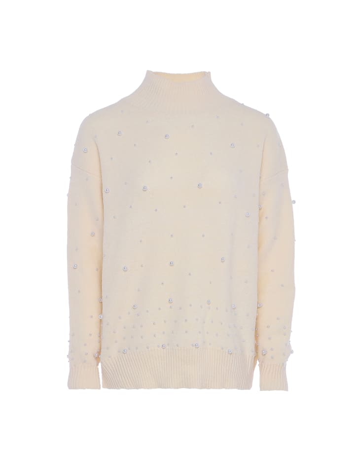 Damen Sweater in WOLLWEISS