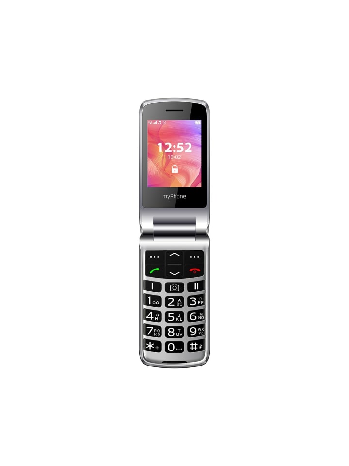 myPhone RUMBA 2 Handy zwei unabhängige Displays 2,4"/1,44", 800mAh, MP3 in Grau
