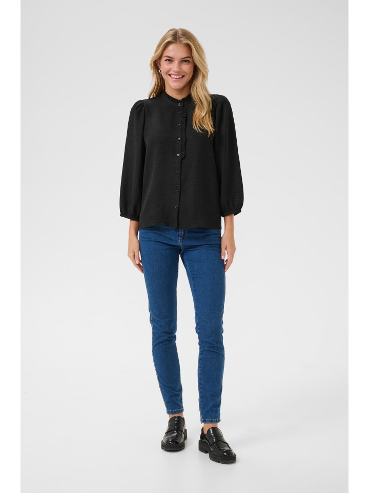 Langarm-Bluse KAellen Regular fit in Black Deep CC