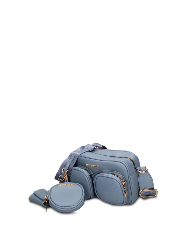 Umhängetasche in BLU JEANS