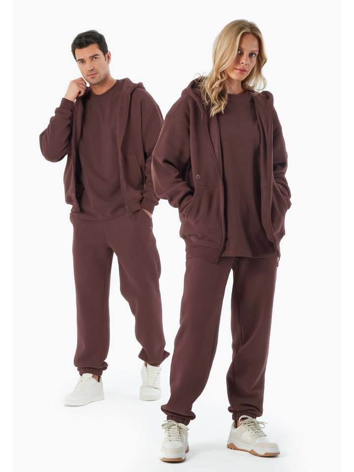 Sweatshirt "JENNA" in Bitterschokolade