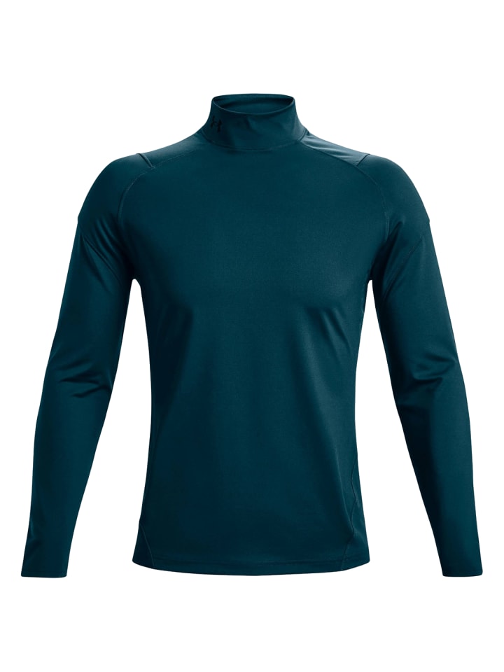 Under Armour ColdGear Rush Mock in Grün