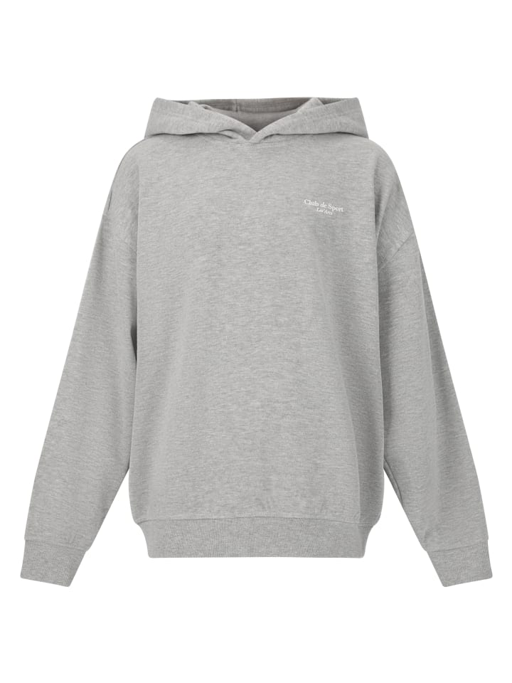 Kapuzensweater Lea in 1005 Light Grey Melange