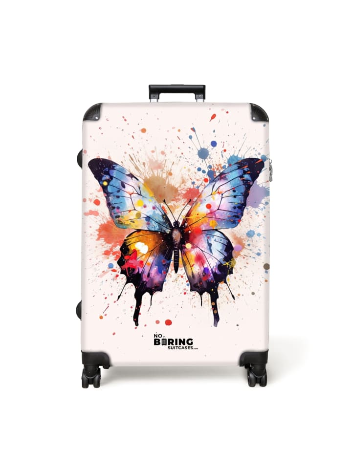 Suitcase, Koffer, Reisekoffer Schmetterling