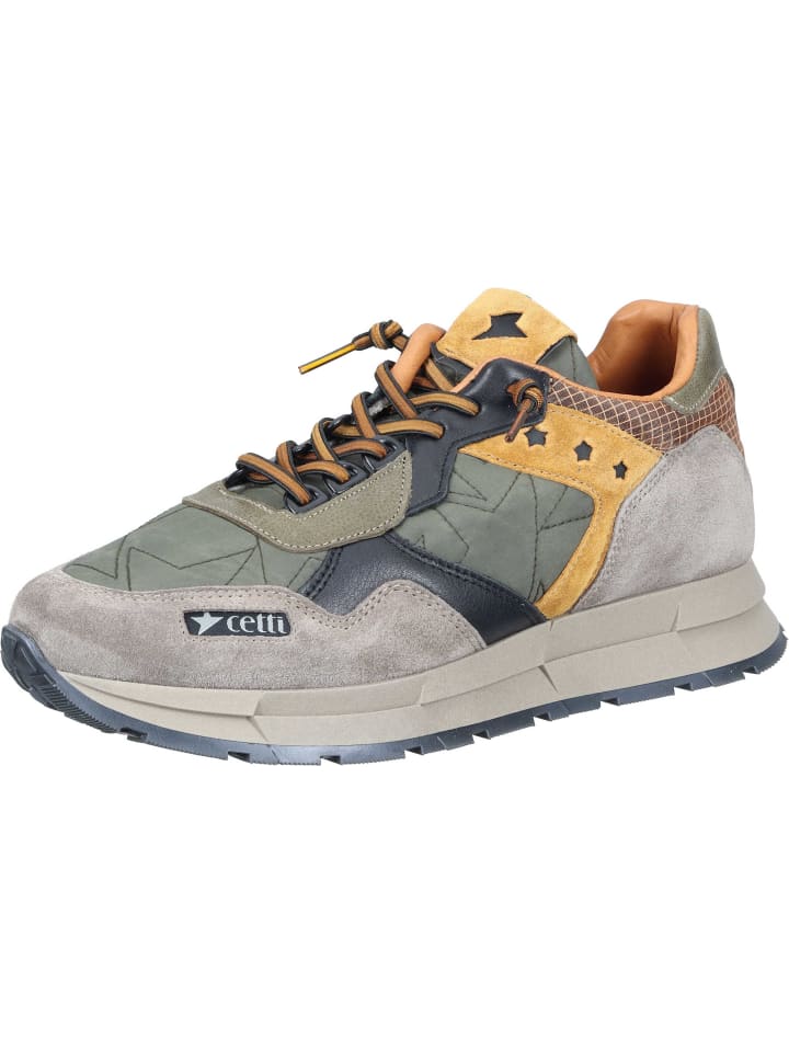Sneakers Low in ante star kaki