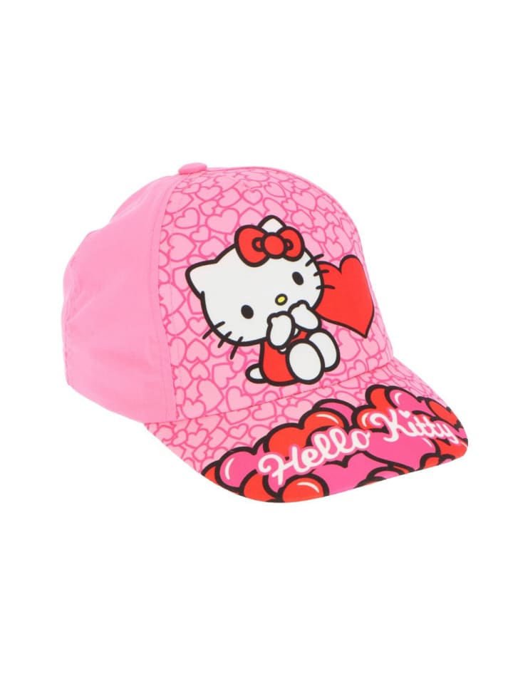 Hello Kitty Stylische Kappe Baseballcap für Kinder Pink in Rosa