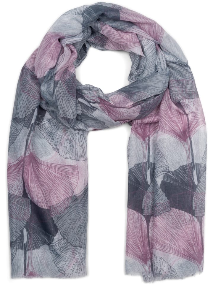Schal in Mauve-Grau